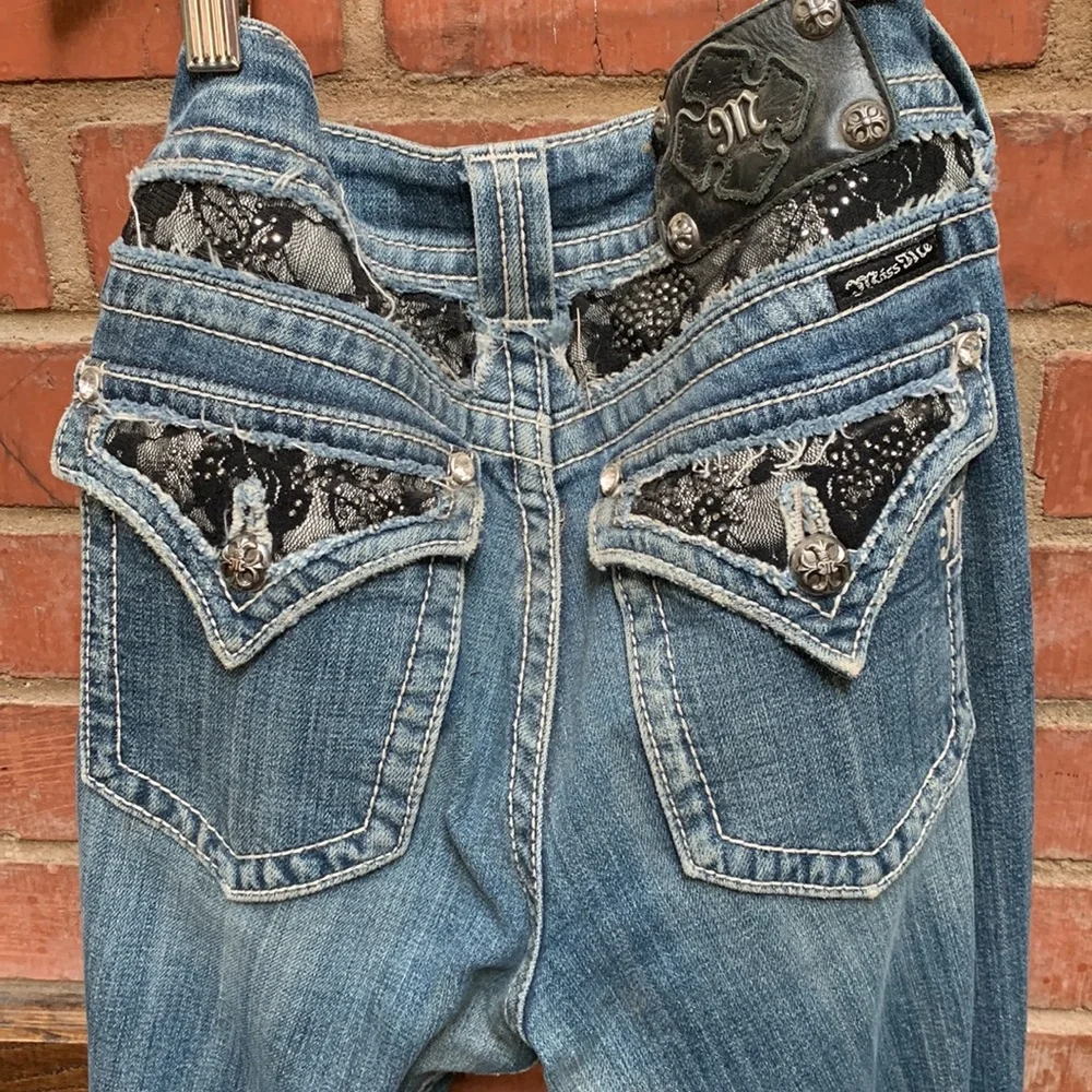 Miss Me boot cut jeans Dark 13 color - Picture 1 of 9